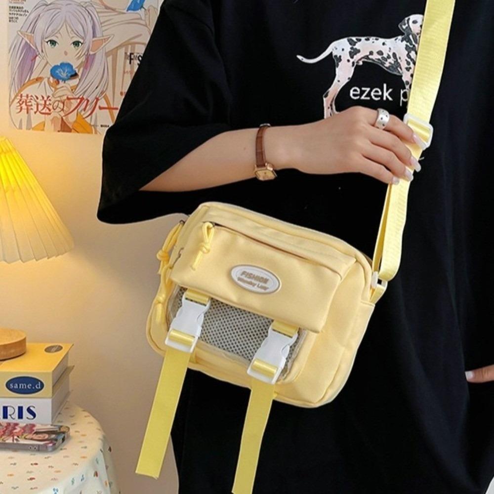 Japanese Transparent Itabag Y2k Crossbody Bag Casual JK Shoulder Bag  Girls