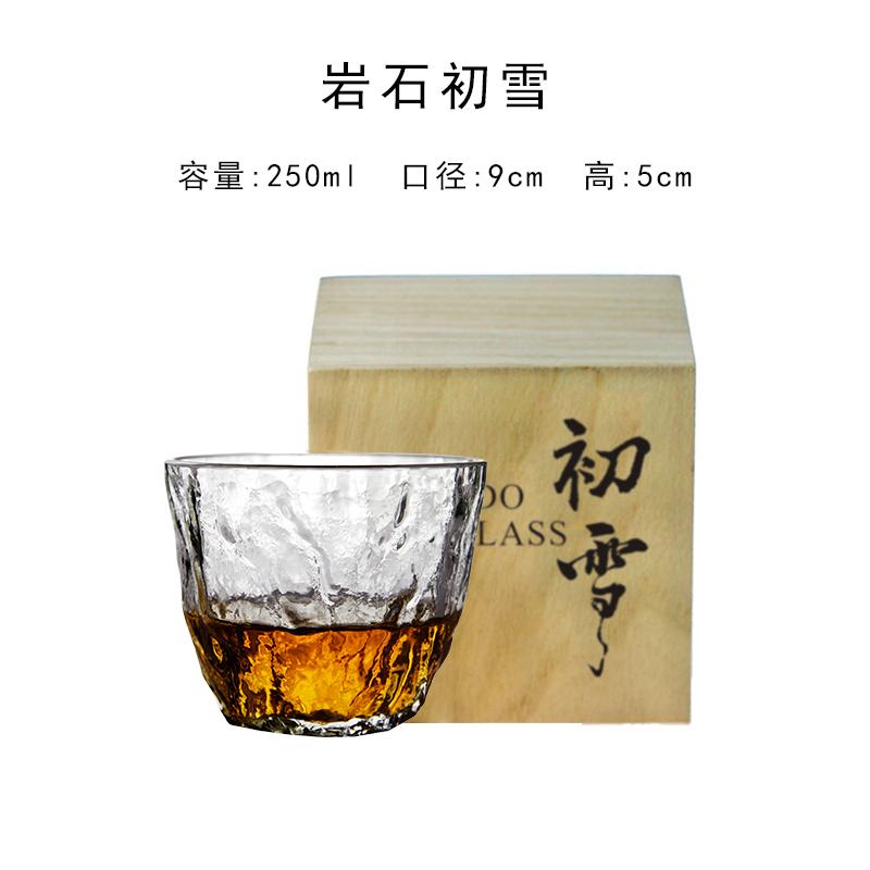 

Японский стиль ручной работы кованый первый снег стекло стакан для виски бытовая чайная чашка стакан для воды стакан для напитков стакан для пива стекло