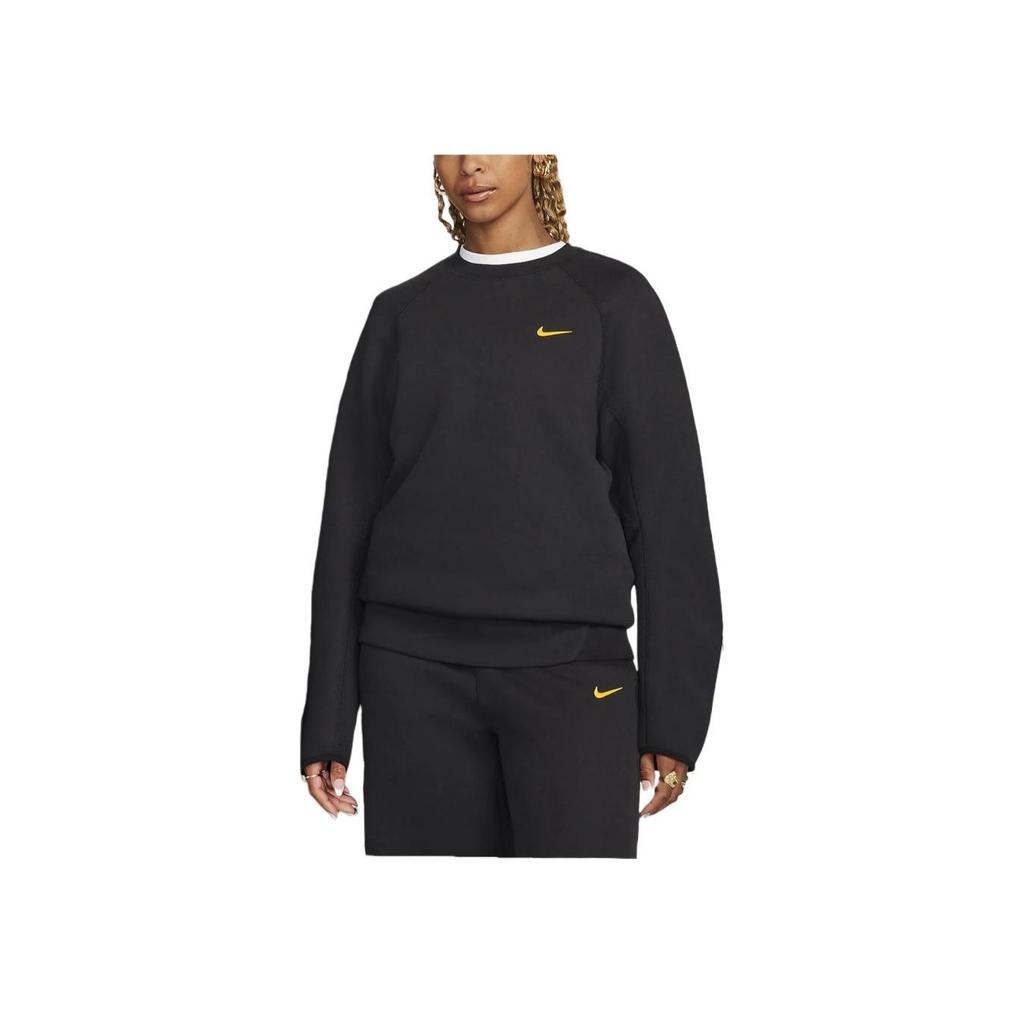Nike x NOCTA Tech Fleece Crew (Asia Sizing) Black Unisex Streetwear FD8458-010