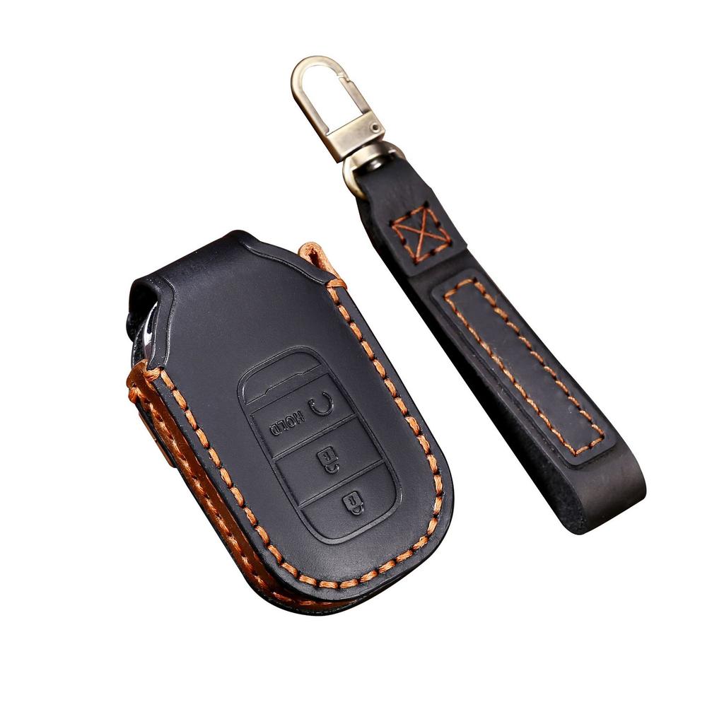 Cross-Border Exclusive For New Honda Accord Civic Key Case Crazy Horse Leather Handmade Car Key Case