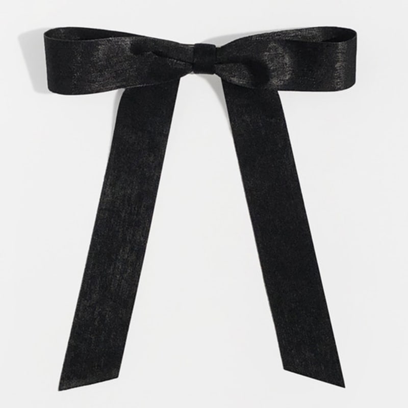 FANTASTIC PLANET Romantic Ribbon Hair Pin (BLACK)