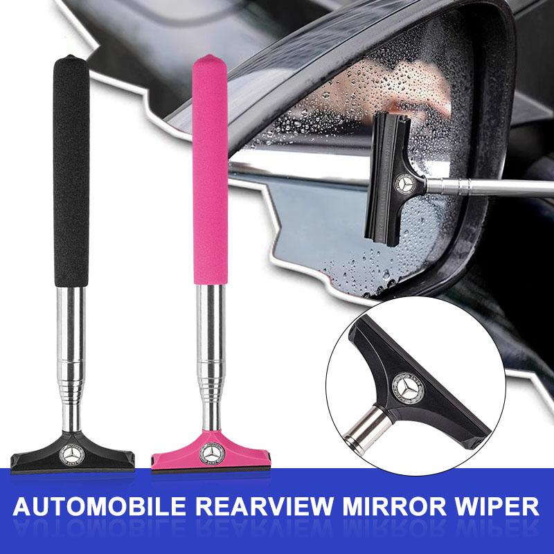 Car Rearview Mirror Wiper Retractable Handheld Cleaning Brush For Mercedes-Benz AMG W213 W212 W220 W221 W222 W108 W126 W140 W168 W169