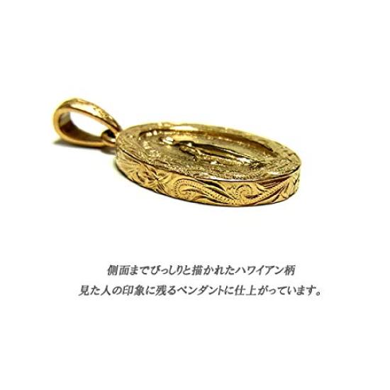 [Jurais] Hawaiian Jewelry Maria Necklace for Women and Men, Kaleikini, Surgical Stainless Steel, Silver, 45cm