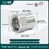 Aluminum-Plastic Pipe Push-Fit Direct Connector for Floor Heating, Compatible with National Standard 1620 and European Standard 25.