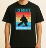 Ice Hockey Retro Winter Sports Vintage Funny Apparels Unisex T-Shirt