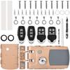 Auto Lock Intelligent Lock Keyless Lock Home Security with 4 Remote Controllers Home Door Lock Alarm Function Door Lock Door Remote Control Lock Door
