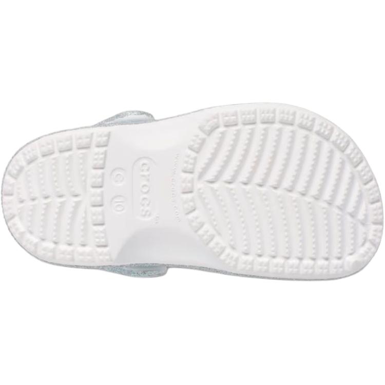 Crocs Classic Clog Comfortable Soft Durable Non-Slip Low-Top Sandals Kids sandals Silver 210986-100