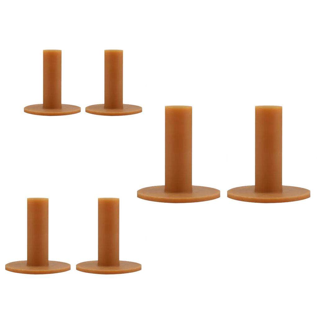 6pack/lot Non-slide Rubber Tee Ball - Durable And Elegant Easy To Rubber Golfs Tee Golfs Rubber Tee