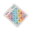 Magnetic Number Slide Puzzle 15 Cells Huarong Road Portable Smooth Sliding Blocks Logic Training Toy for Travel Use