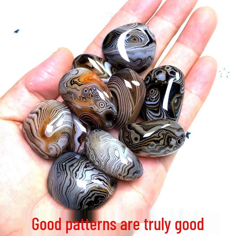 Natural Agate Chalcedony Pendant: Red, Yellow, Blue Jade Handheld Fitness Ball