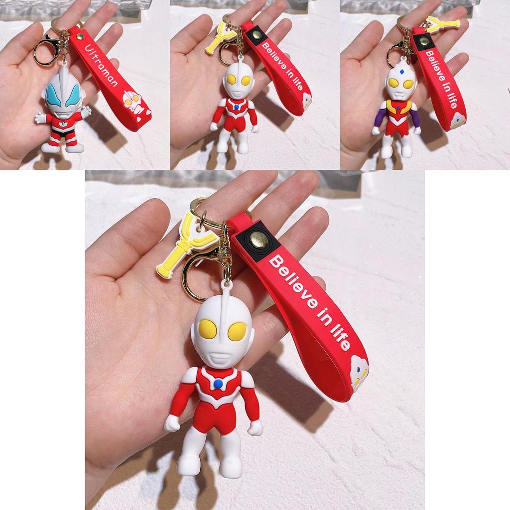 Cute Anime Keychain Gifts Silicone Material Perfect For Birthdays And Parties