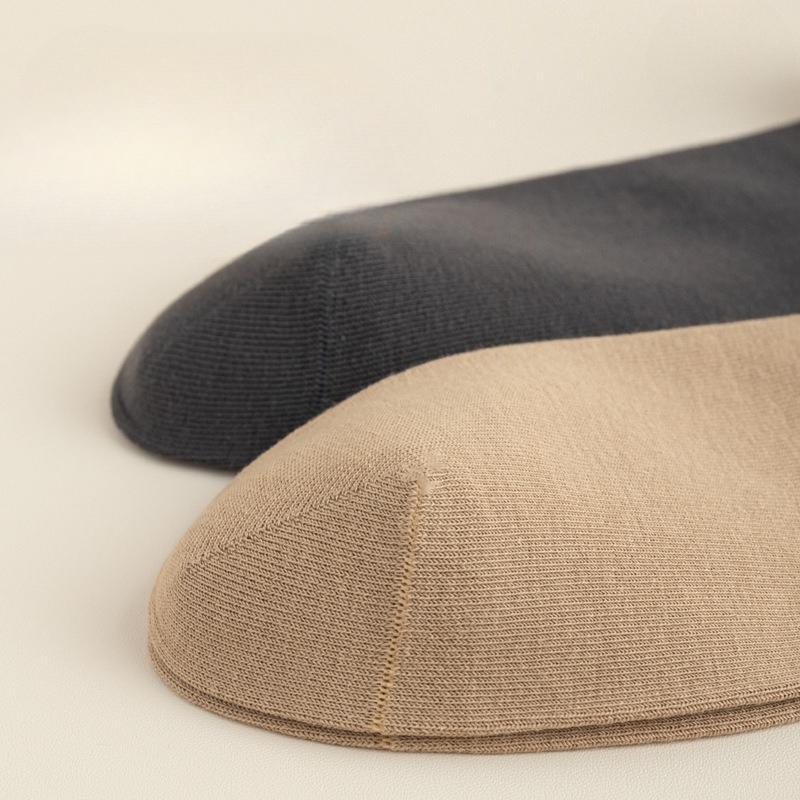 Autumn and Winter Men's Long Socks, Antibacterial and Deodorizing, Winter Coffee-colored Boneless Socks, Mid-calf Socks