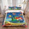 3pcs Princess Ariel Mermaid Bedding Set Includes 1 Quilt Cover and 2 Pillowcases, Comfortable S082