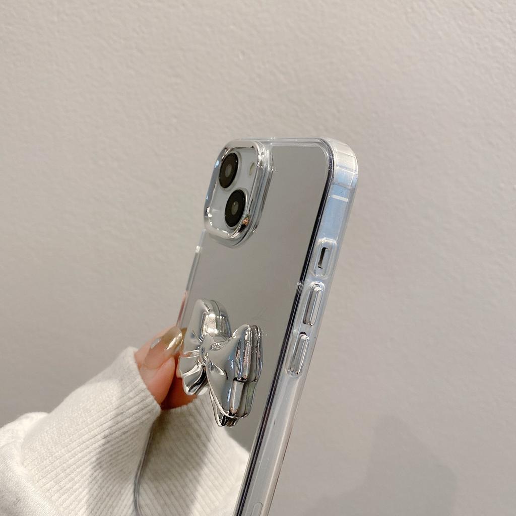 Acrylic Mirror Suitable for Apple 15promax Protective Case Love Iphone13/16 Mobile Phone Case 14 Girl