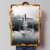 Airplane In Clouds Poster Customized Wall Art Vintage Metal Signs Retro Tin Plaque for Man Cave Modern Home Decoration Luxury