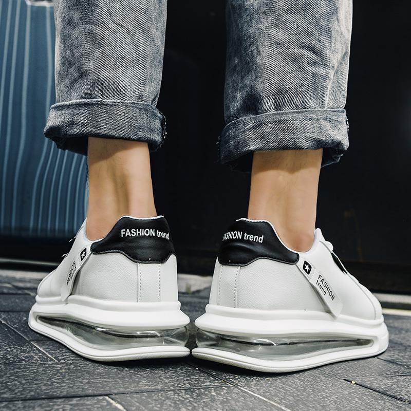 Four Seasons Air Cushion Shoes Men's Non-slip Casual Shoes Junior High School Daily Running Shoes Men's Small White Shoes