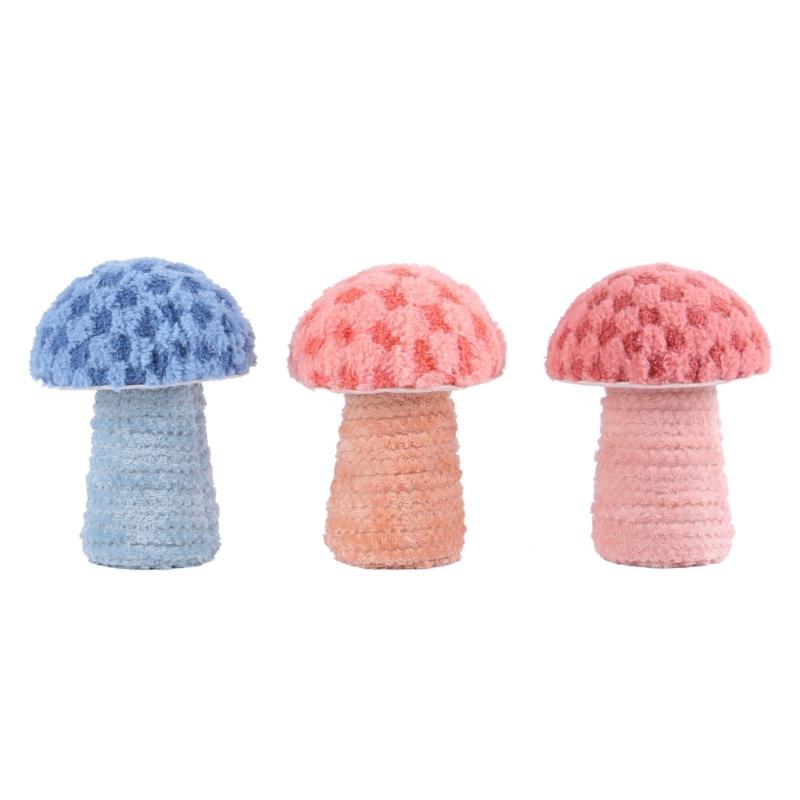 Plush Mushroom for Festive Thanksgiving Halloween Mantelpiece Embellishments for Halloween Autumn Home Garden Decors