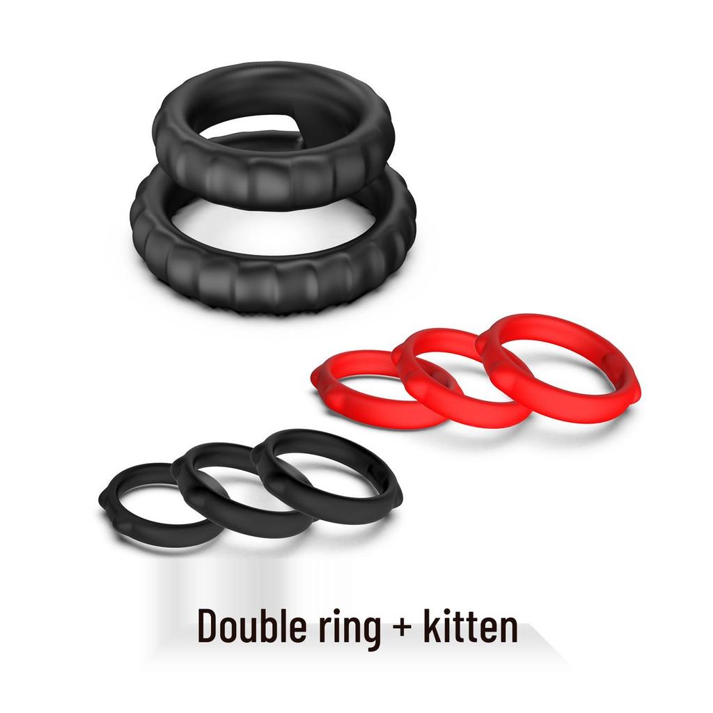 Silicone Cock Ring Delay for Male Foreplay and Restraint