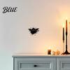 Autocollants Muraux Chauve-souris 3D Autocollants Halloween Autocollants Fissure Sans Résidu Temporaires Faciles à Retirer Art pour Intérieur Extérieur Fête Carrelage Céramique