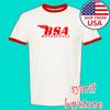 BSA Klasický Motocykl Pánský#039;s Ringer Red Velikost S až 3XL Unisex Tričko