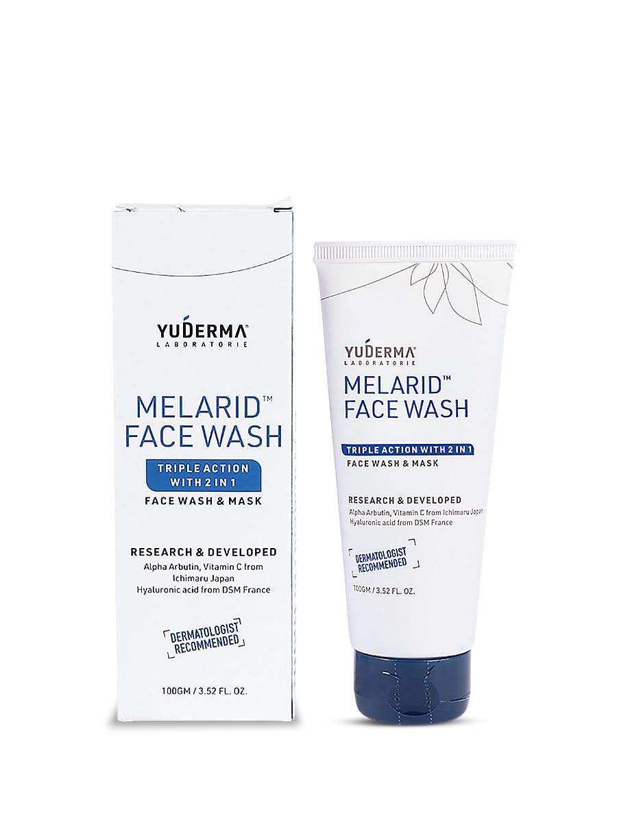 YUDERMA Melarid Triple Action Face Wash & Mask, 100 Gm