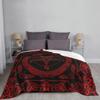 The Sabbatic Goat Baphomet Blankets Warm Flannel Satanic Occult Pentagram Throw Blanket For Bedding Couch Quilt