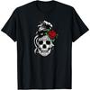 Messy Bun Skull Mom Halloween Shirt Dead Sugar Skull Gift T-Shirt
