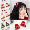 Sequin Children Christmas Hair Clip Santa Claus Christmas Hat Hairpin Creative Children's
