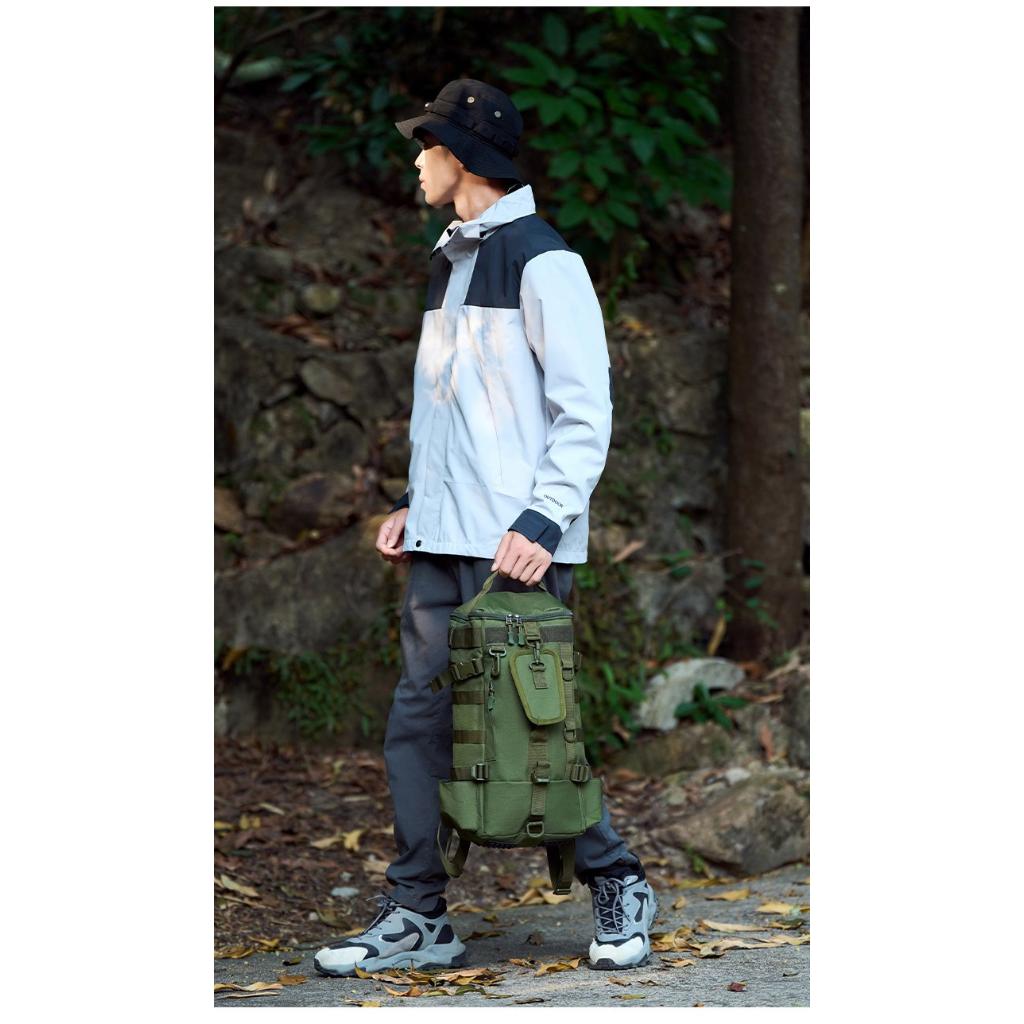 Backpack Unisex Nylon Large Capacity Waterproof Outdoor Travel