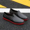 Fashion Rain Shoes Men's Low-top Summer Waterproof Shoes Rain Boots Short Barrel Anti-slip Kitchen Rubber Shoes Car Wash Water Shoes