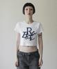 RUBATI Big Logo Crop T-Shirt_White