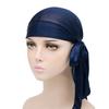 Unisex Adult Satin Long Tail Doo Rag Durag Bandanas Cap Pirate Hat Turban Men Hip Hop Headband Biker Headwrap Women Headwear