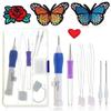 Sewing Tool Kit Embroidery Pen Set Stitching Tool Set Embroidery Punch Needle Kit Embroidery Needle