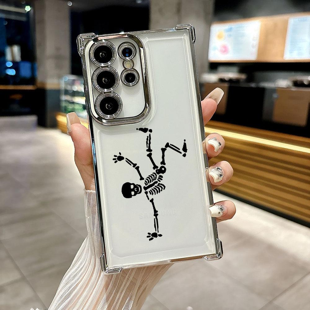 Skull Head Bone Street Dance Funda For Samsung S26Ultra Phone Case For Galaxy S25 FE S26 S24 S23 S22 S21 Ultra S20 Plus 5G Cover