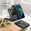 Wireless Magnetic Multifunction Charger with Clock & Temperature Display for Apple Devices