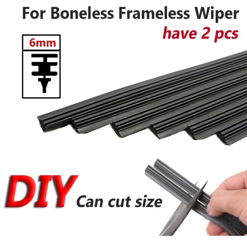 Car Wiper Blade Elastic Band Windscreen Vehicle Insert Rubber Strip Refill 26''