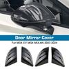 Protective Cover Carbon Fiber Door Mirror Cover For MG4 EV MG4 MULAN 2024 Car Rearview Accessories
