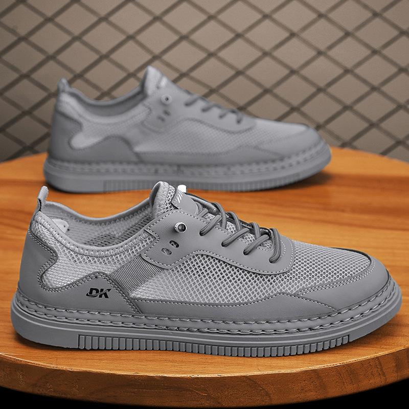 Summer thin mesh large mesh breathable flat bottom sports elastic band footwear 39
