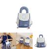 Miffy Cartoon Bunny Mini Backpack For Girls With Nylon Material And Inside Pocket For School Use