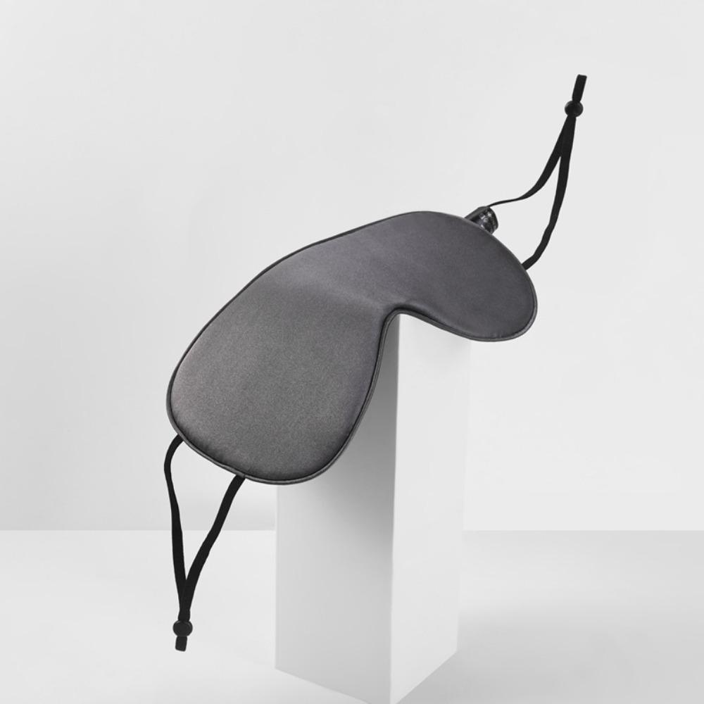 Maschera per Occhi in Seta Double-face 16 Mmi Maschera per Occhi da Sonno 100% Seta di Gelso Oscurante Regolabile con Protezione per le Orecchie
