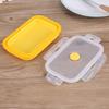 500ml Silicone Collapsible Portable Lunchbox Bowl Folding Food Storage Container Yellow