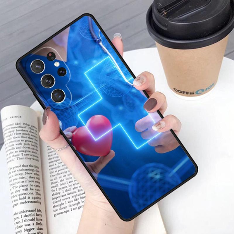 Medicine Doctor Nurse Phone Case Cover For Samsung Galaxy S24 S25 Ultra S21 S22 Ultra S10E Note 10 Plus Note 20 FE S23