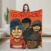 Music Band G-gorillazs  Flannel Blanket  Super Soft Throw Blanket for Home Decor Decorative Fashion Bedspread Sofa Bed Cover