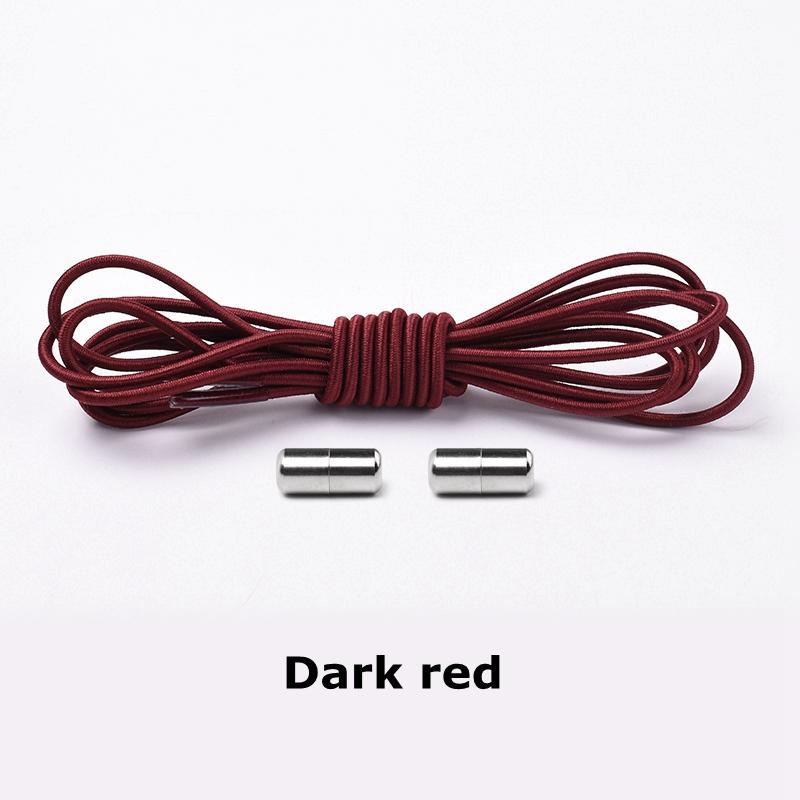 Elastic Laces Sneakers Round Shoelaces Without Ties Rubber No Tie Shoe Laces Shoes Kids Adult Quick Shoe Lace Rubber Bands