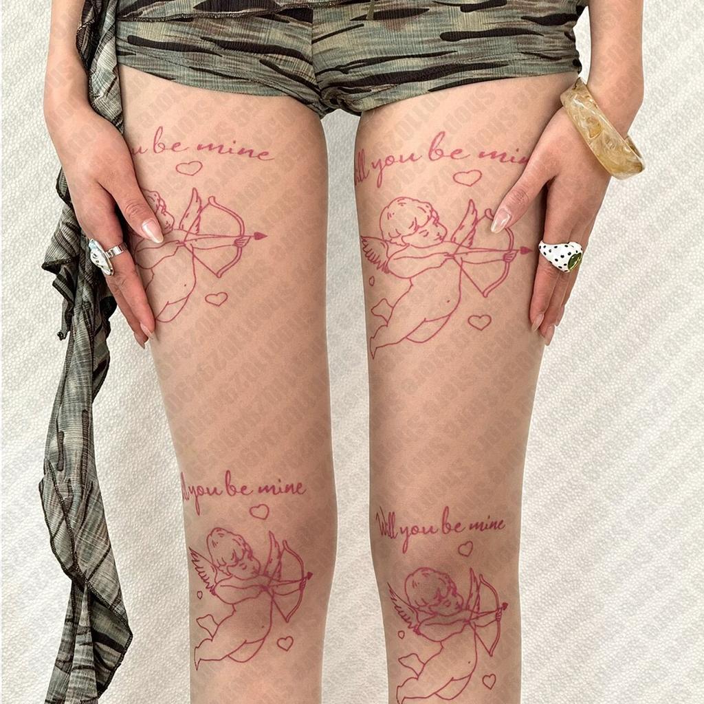 Emo Women'S Tights Women Tightening Harajuku Theights Sexy Shoopy Gothic Stockings Y2K Sissy Bodystocking Punk Pantyhose Fetish