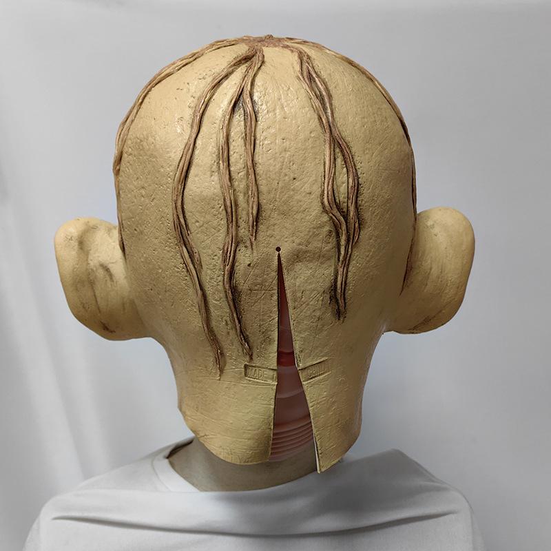 Halloween Lord of the Rings Magic Ring Gululum Mask Horror Zombie Headgear Latex Movie Party Mask Headgear
