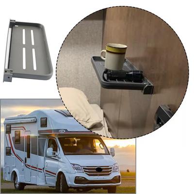 Newest RV Wall Frame 300x133mm Aluminum Folding Storage Car Storage Modification Tools RV Seasoning Rack Washbasin Supplies Z8B8