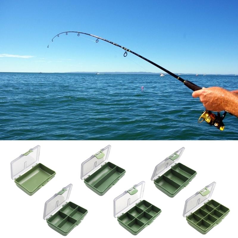 Fishing Tackle Box Hooks Storage Box Carp Fishing Tackle Box Baits Boxes for Fishing Equipment 105x65x24mm Tackle Tools