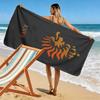 KNVB Print Beach Towel, Large Soft Quick Dry Towel for Beach Camping Swimming