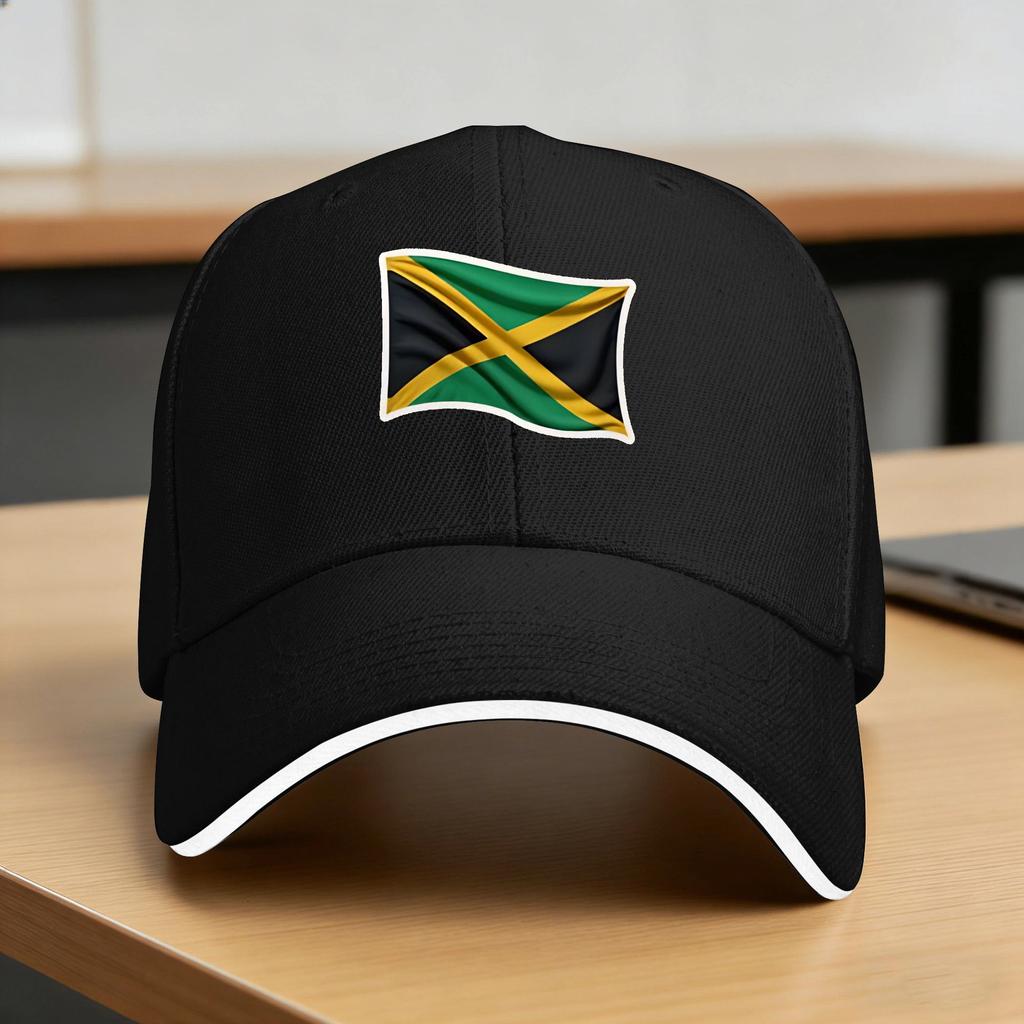 Jamaican Flag Casual Baseball Cap Jamaica Hunting Camping Trucker Hat Spring Sun Visor Unisex Adult Design Baseball Caps